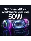 Ohayo Outdoor Bluetooth Speaker Waterproof Wireless with LED Lights,Ca