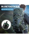 Ohayo X3 Bärbar Bluetooth-högtalare med RGB-lampor för camping utomhus