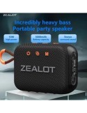 ZEALOT S75 15W bärbar subwoofer, trådlös duschhögtalare, Hifi-ljud