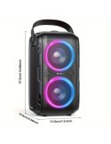 W-KING T9 Bärbar Bluetooth-högtalare 80W RMS Party Trådlös Ghettoblaster 2