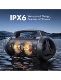W-KING D10 Bärbar Bluetooth-högtalare 120W Peak 70W RMS med trådlös ljudåtergivning