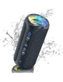 Ortizan 40W bärbar Bluetooth-högtalare med LED-lampa 360° Stark bas
