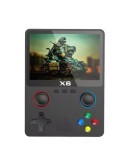 2024 Ny X6 3.5Inch IPS-skärm Handhållen spelmaskin Dubbel joystick 11 S