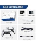 M15 Videospel Stick 4K 64G 20000+ Retrospel Handhållen Videospel Con