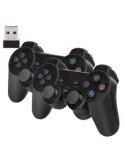 Double Happiness: 2.4G wireless gamepad set, easily team up and play g