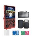 R36MAX 64G 128G Retro Handheld Game Console Linux System 4.0 Inch IPS 