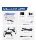 M15 Game Stick Pro Mini TV Handhållen spelkonsol Trådlösa spelkontroller Vid