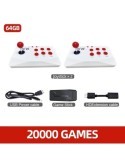VILCORN Arcade Videospelskonsol 4K TV Game Stick med dubbel arkad