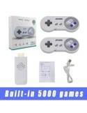 SF900 Videospelskonsol för Super Nintendo SNES NES Inbyggd 6100 Gam