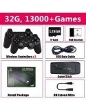 Videospelskonsol Inbyggd 20000 spel Trådlös handkontroll TV-spel St