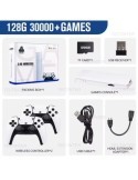 M15 4K Game Stick Mini TV Retro Videospelskonsol Trådlösa Gamepads C